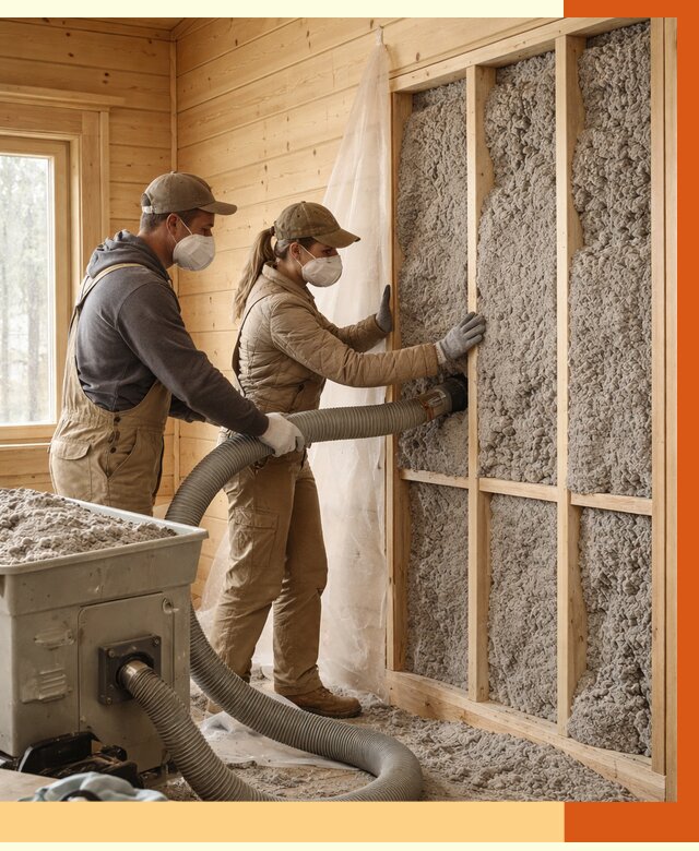 Утепление дачного дома эковатой в Сарове от 1510 руб./м2 — комплексно, ТепломастерСро