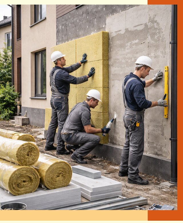 Утепление таунхауса в Сарове от 7499 руб/м2 — комплекс под ключ | ТепломастерСро