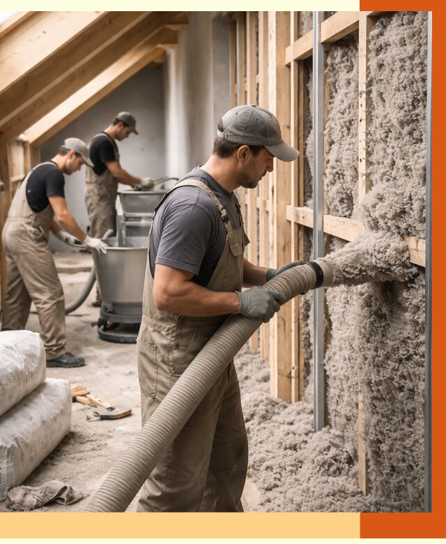 Утепление таунхауса эковатой в Сарове от 2291 руб./м² — монтаж и задувка | ТепломастерСро