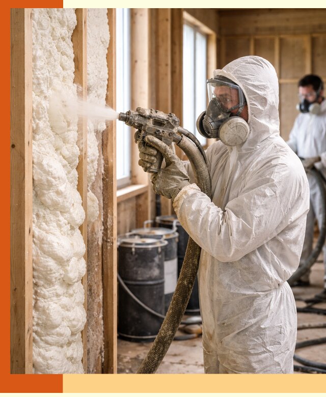 Утепление каркасного дома пенополиуретаном в Сарове