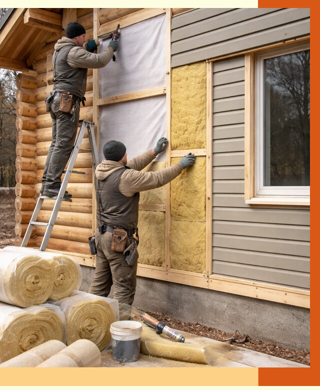 Утепление деревянного дома в Сарове от 6457 руб./м2 — заказать работы | ТепломастерСро