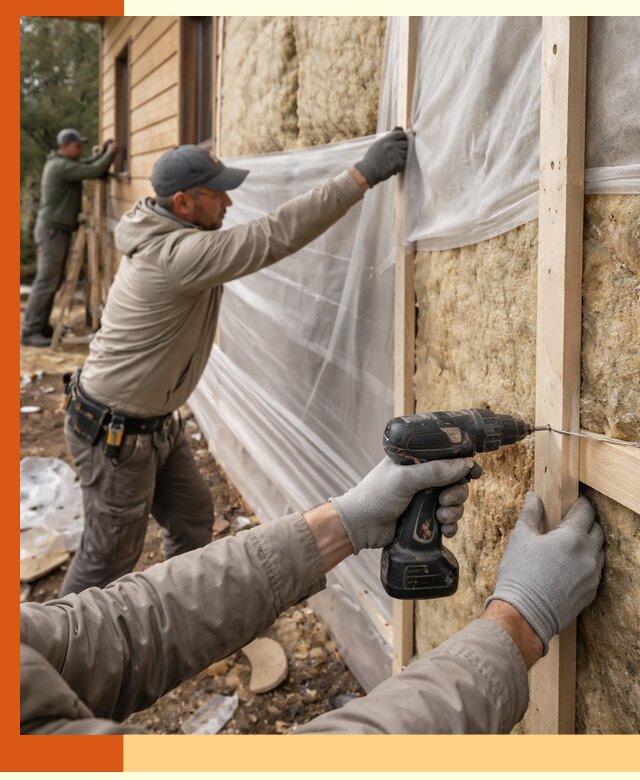 Утепление дома из бруса в Сарове качественно и долговечно
