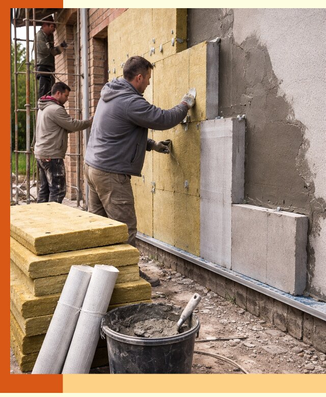 Утепление кирпичного дома под ключ в Сарове