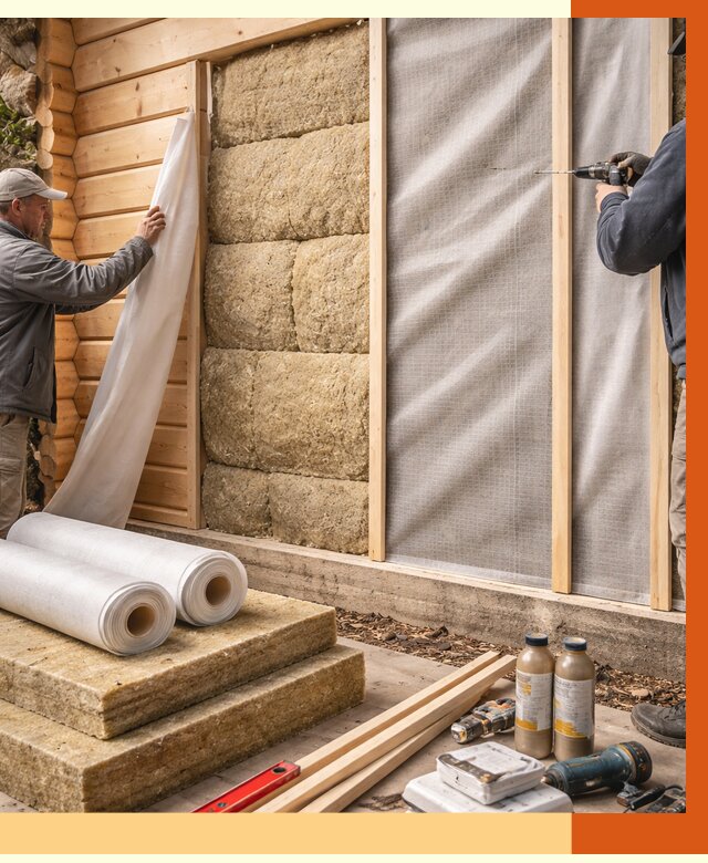 Утепление дома из минибруса в Сарове от 4687 руб/м2 — заказать профессионально | ТепломастерСро