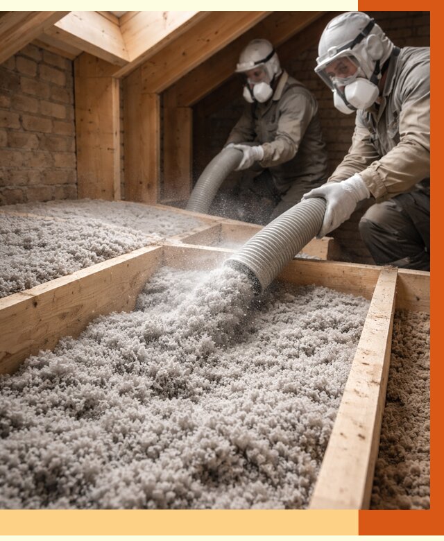 Утепление коттеджа эковатой в Сарове от 2604 руб./м² — комплексная задувка и монтаж | ТепломастерСро