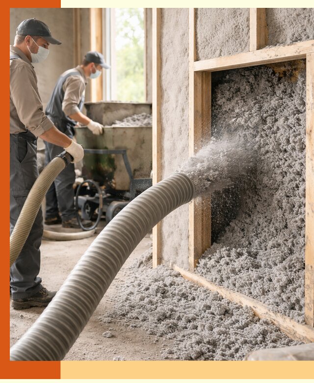 Утепление коттеджа эковатой в Сарове с гарантией качества