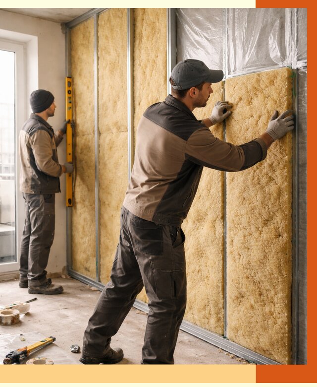 Утепление квартиры изнутри в Сарове от 4531 руб. за м2 | Проф. работы ТепломастерСро