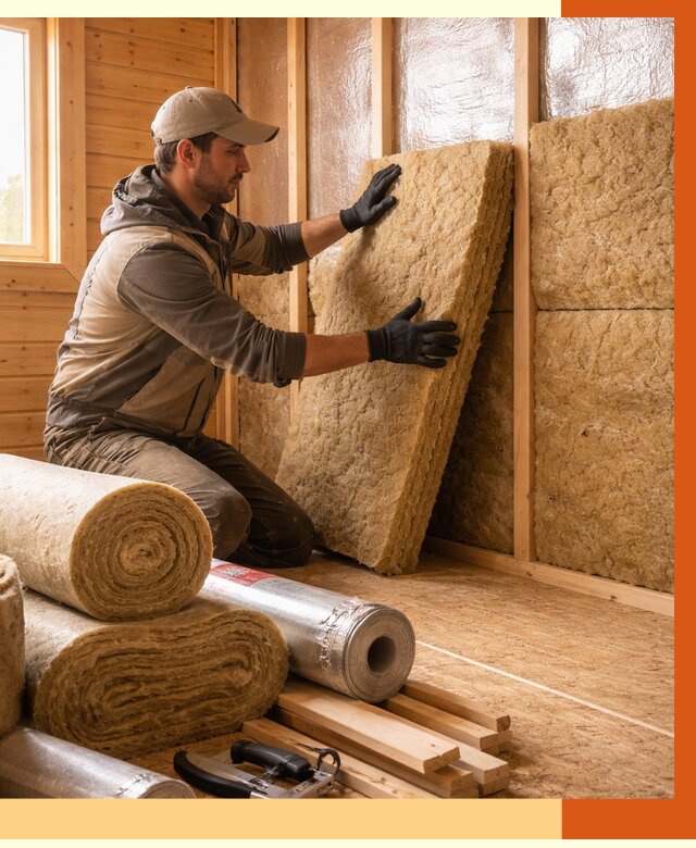 Утепление бани в Сарове под ключ от 4687 руб./м2 — утеплить потолок, пол и стены | ТепломастерСро