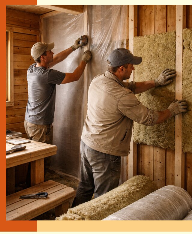 Утепление бани изнутри в Сарове качественно и недорого