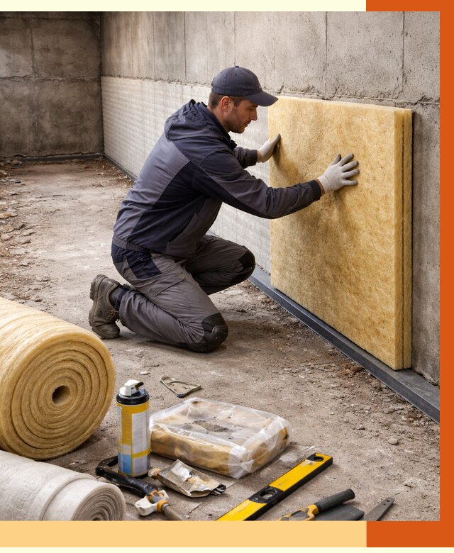 Утепление фундамента изнутри в Сарове от 4374 руб./м2 — работы под ключ | ТепломастерСро