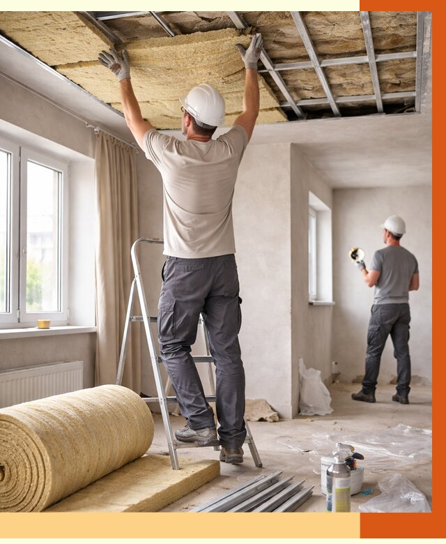 Утепление потолка в частном доме в Сарове от 989 руб./м² — работы под ключ | ТепломастерСро