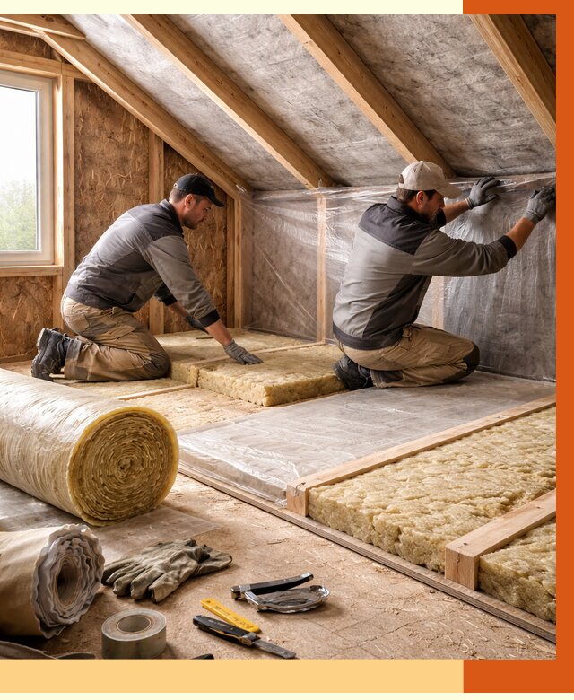 Утепление чердака в Сарове от 7811 руб/м² — теплоизоляция и комплексное утепление под ключ | ТепломастерСро