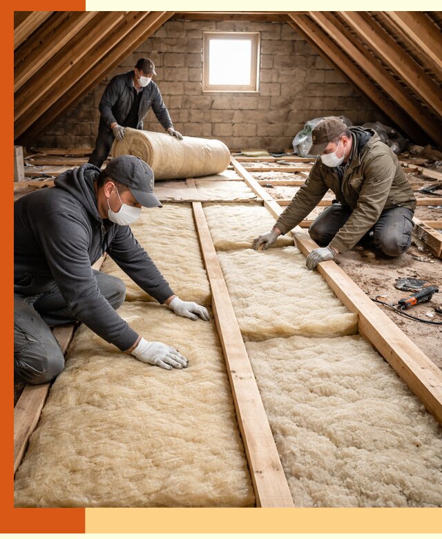 Утепление чердака в Сарове — профессиональная теплоизоляция кровли