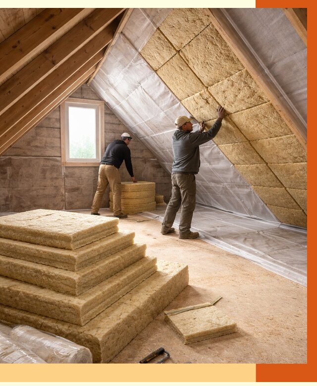 Утепление мансарды в Сарове от 2604 руб/м2 — комплексно и под ключ | ТепломастерСро