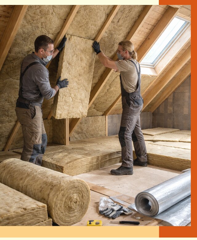 Утепление мансарды минватой в Сарове от 4374 руб./м2 — монтаж и пароизоляция | ТепломастерСро