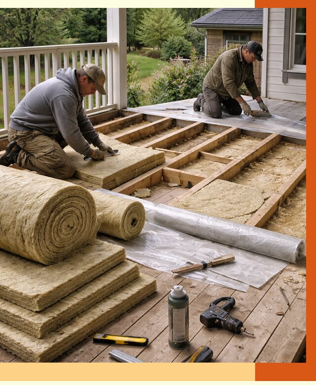 Утепление террасы в Сарове от 4374 руб./м2 — утеплить террасу под ключ | ТепломастерСро