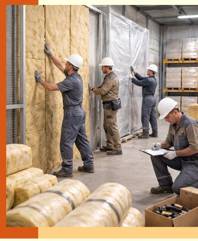 Утепление склада готовой продукции в Сарове качественно и быстро