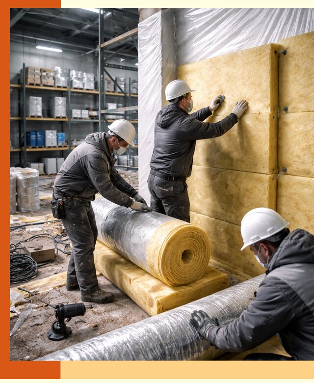 Утепление склада химсырья в Сарове: безопасная и эффективная изоляция