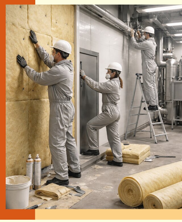 Утепление пищевого цеха под ключ в Сарове