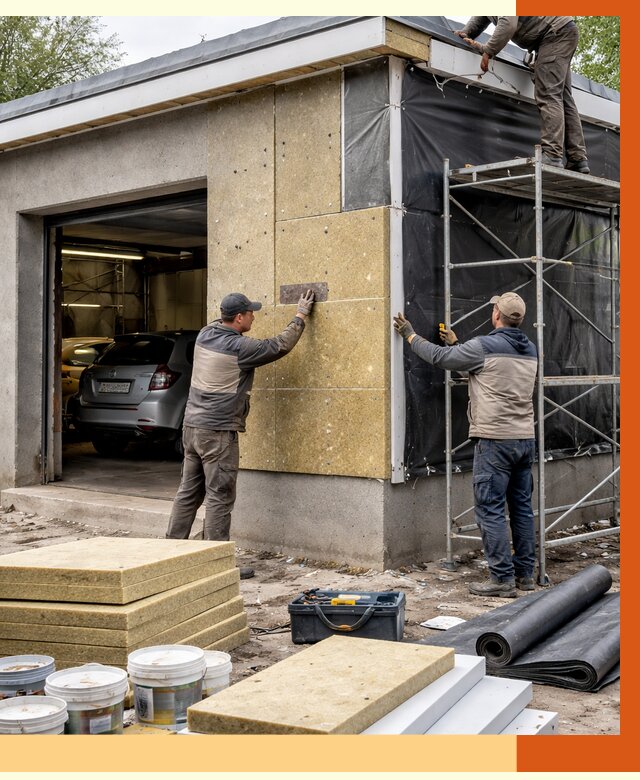 Утепление автосервиса в Сарове ппу, пеноизоляция, от 15102 руб/м2 — ТепломастерСро