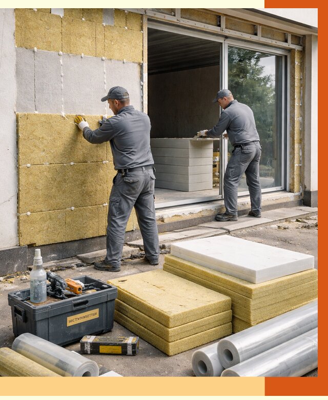 Утепление торгового павильона в Сарове от 15102 руб./м² под ключ | ТепломастерСро