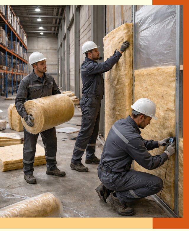 Утепление логистического центра в Сарове от 4687 руб/м² под ключ | ТепломастерСро