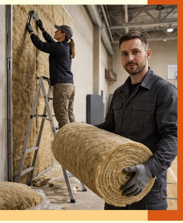 Утепление спортзала в Сарове от 7811 руб/м2 — комплексное утепление под ключ | ТепломастерСро