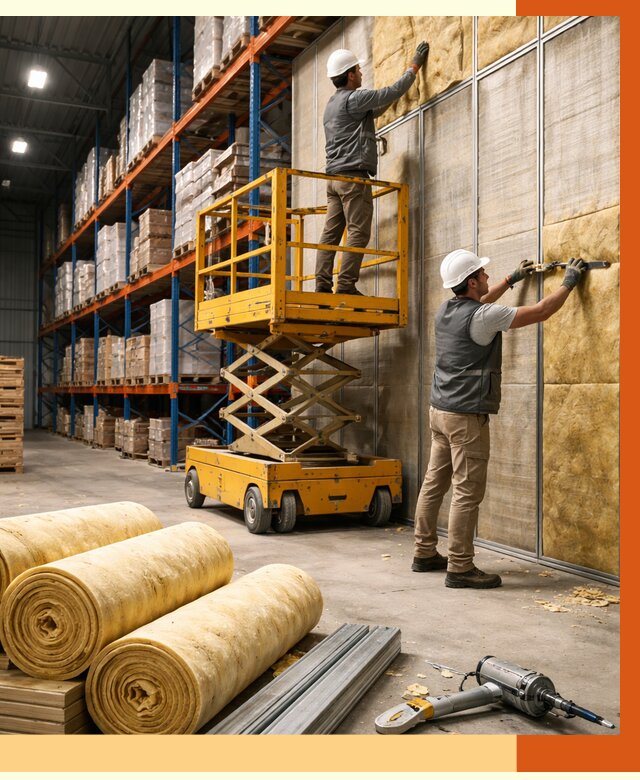 Утепление торгового склада в Сарове от 3333 руб/м2 — комплексно и под ключ | ТепломастерСро