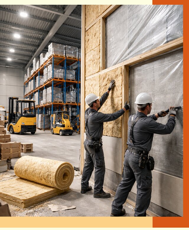 Утепление склада с техникой в Сарове от 4374 руб./м2 — комплексно под ключ | ТепломастерСро