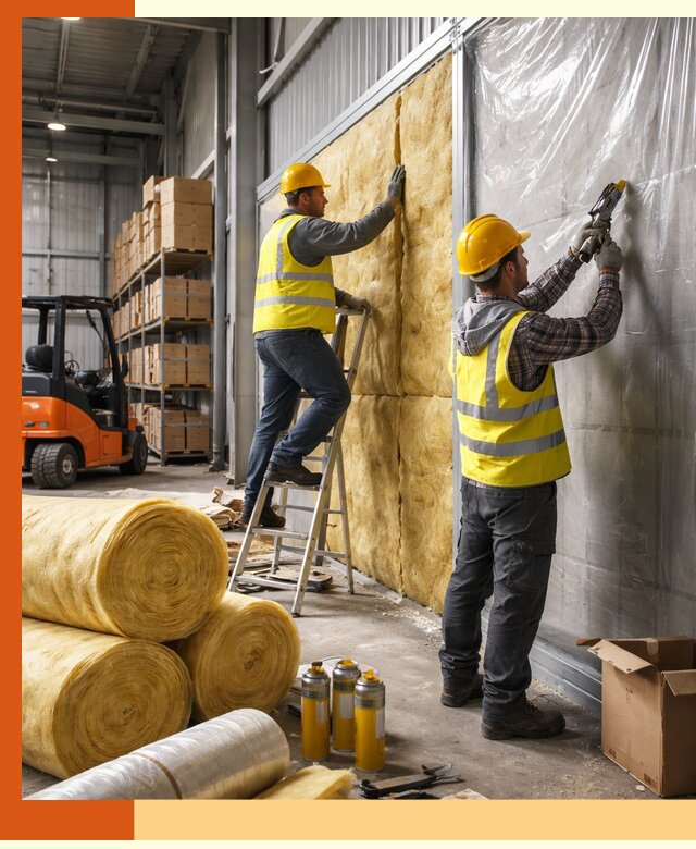 Утепление склада с техникой в Сарове под ключ