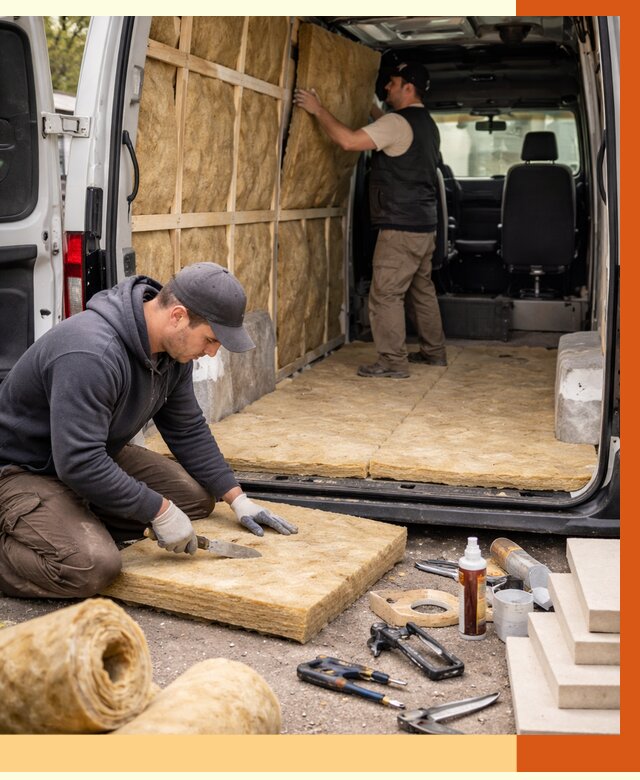 Утепление кемпера в Сарове под ключ от 12498 руб. — профессионально | ТепломастерСро