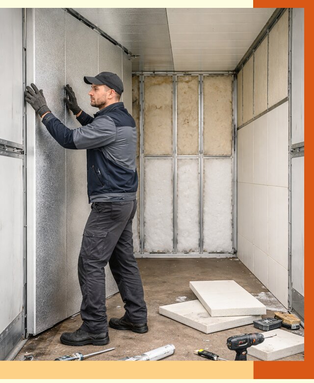 Утепление холодильного кузова в Сарове от 14060 руб. под ключ | ТепломастерСро