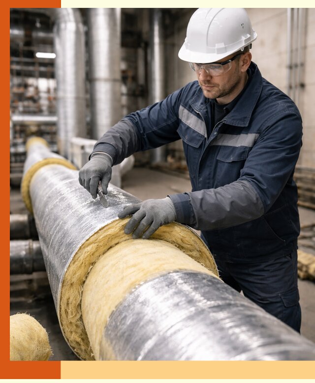 Утепление технологического оборудования и заводских установок в Сарове