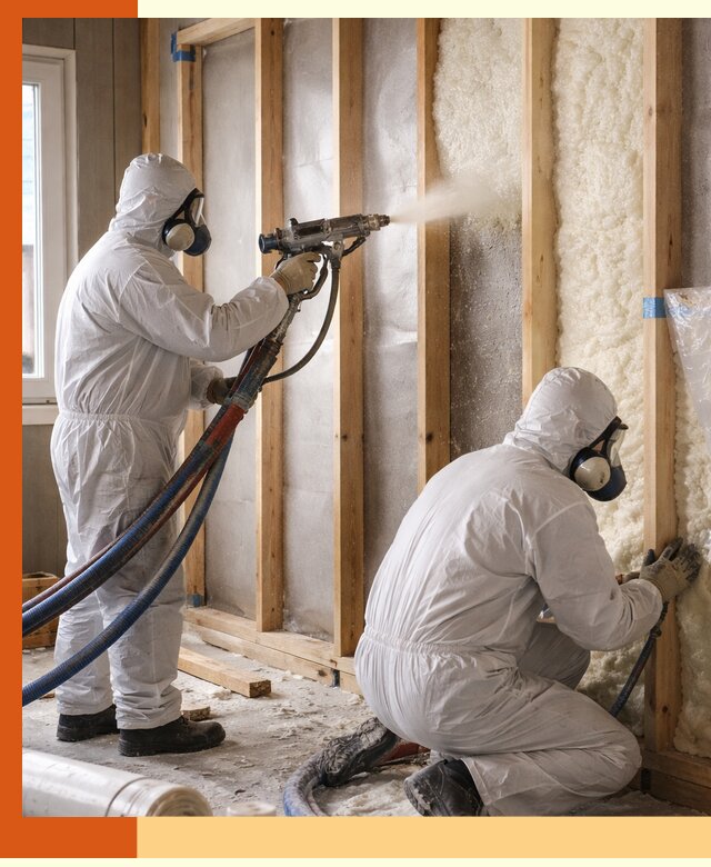 Утепление каркасной стены ППУ в Сарове для домов и коттеджей