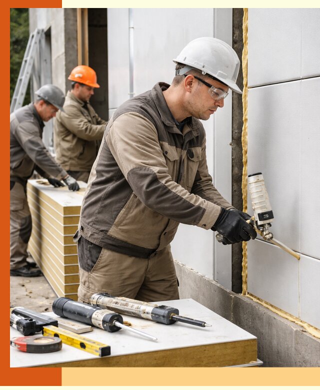 Утепление сэндвич-панелей пенополиуретаном в Сарове