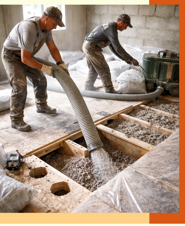 Заполнение пустот перекрытий в Сарове от 4687 руб. под ключ | ТепломастерСро