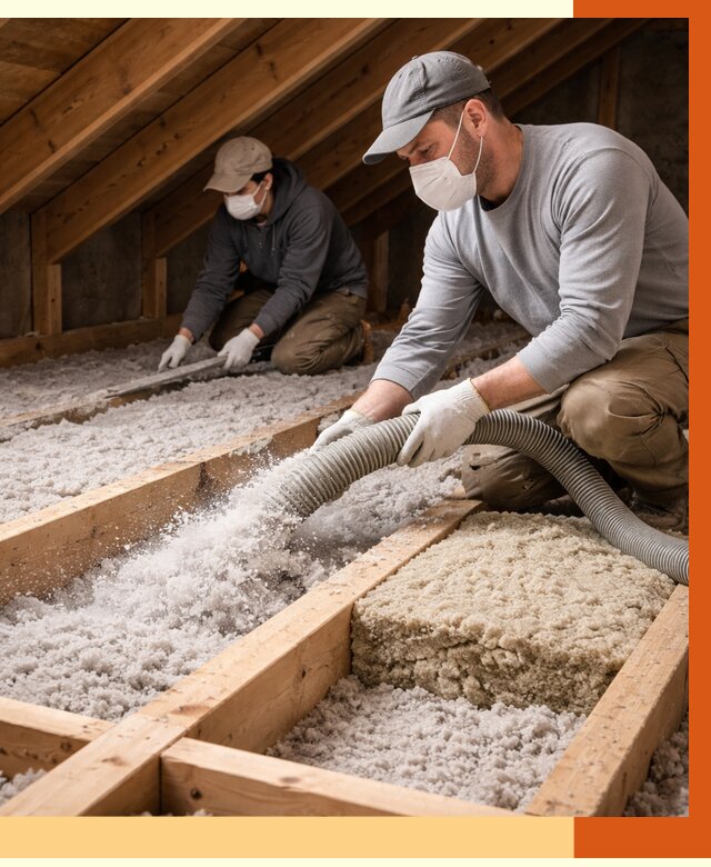 Заполнение полостей чердачного перекрытия в Сарове от 4687 руб. | ТепломастерСро