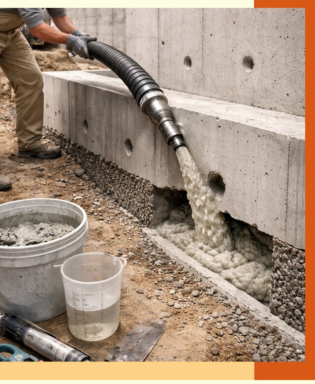 Заполнение полостей фундамента в Сарове от 7082 руб. под ключ | ТепломастерСро