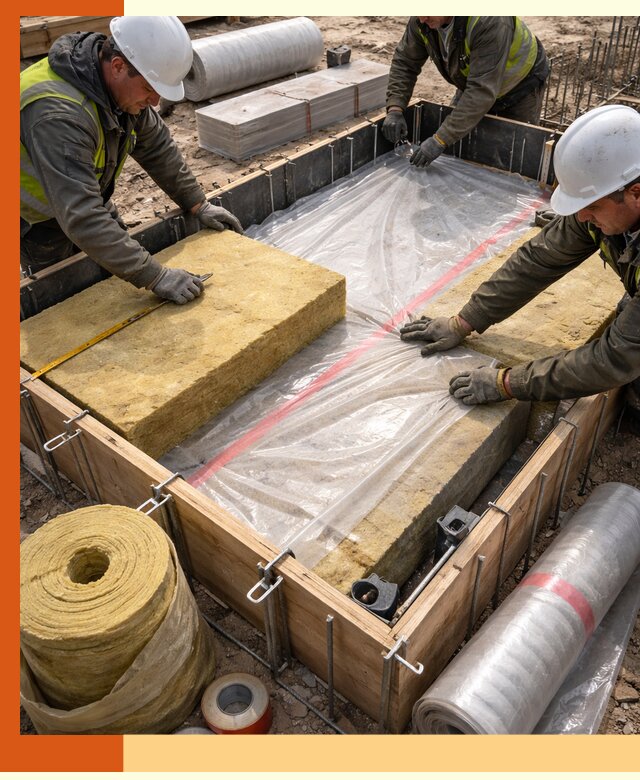 Теплоизоляция опалубки для строительства в Сарове