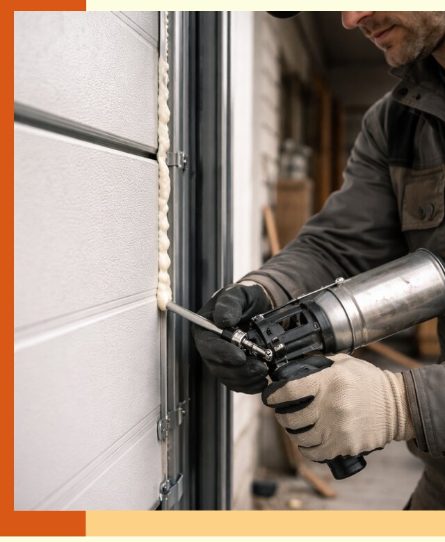 Заполнение пустот ворот в Сарове профессионально и герметично