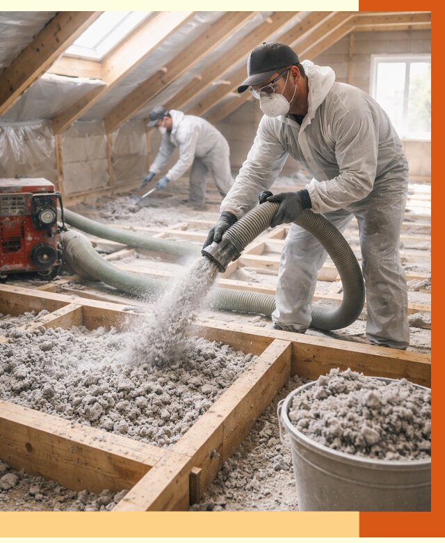 Утепление эковатой в Сарове от 3072 руб./м2 — монтаж и задувка | ТепломастерСро