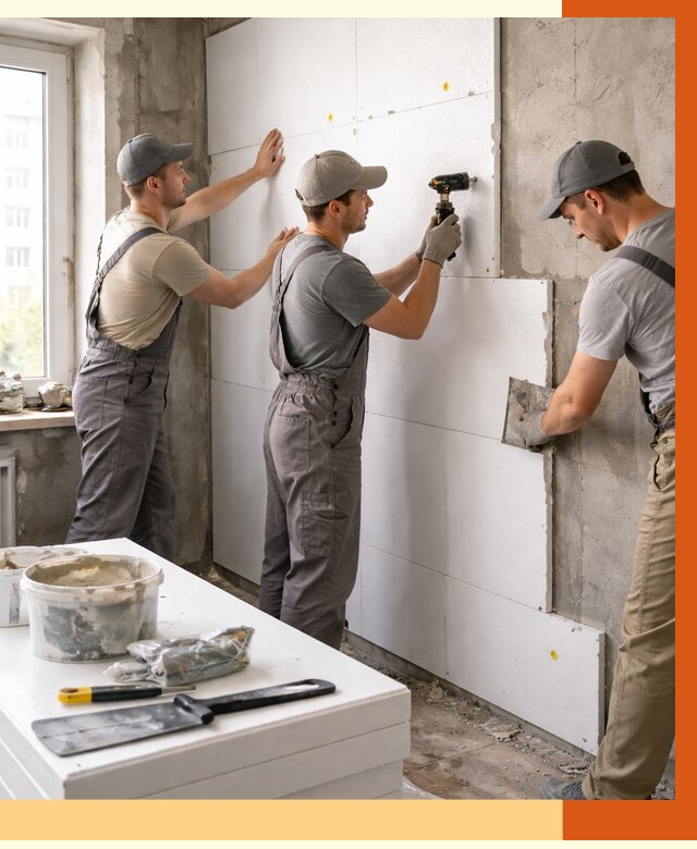 Утепление пенопластом домов и стен в Сарове от 1927 руб. — ТепломастерСро