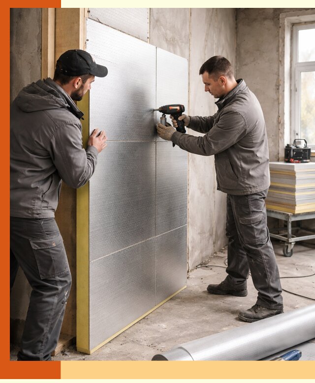 Утепление PIR панелями домов и зданий в Сарове