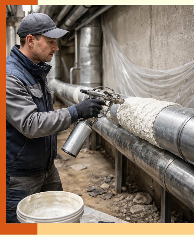 Утепление труб жидкой теплоизоляцией в Сарове