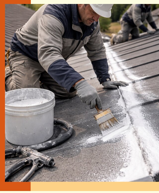 Утепление кровли жидкой теплоизоляцией в Сарове