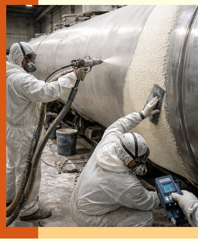 Утепление автоцистерн жидкой теплоизоляцией в Сарове