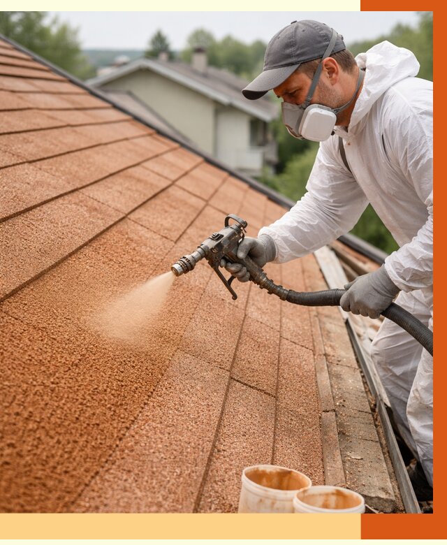 Утепление кровли жидкой пробкой в Сарове от 2812 руб./м² под ключ | ТепломастерСро