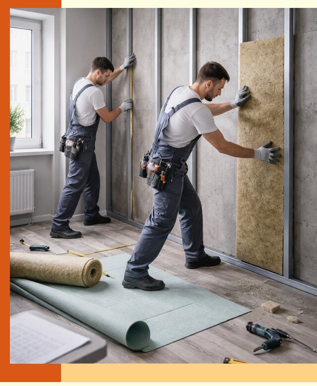 Шумоизоляция квартиры под ключ в Сарове — профессионально и гарантированно