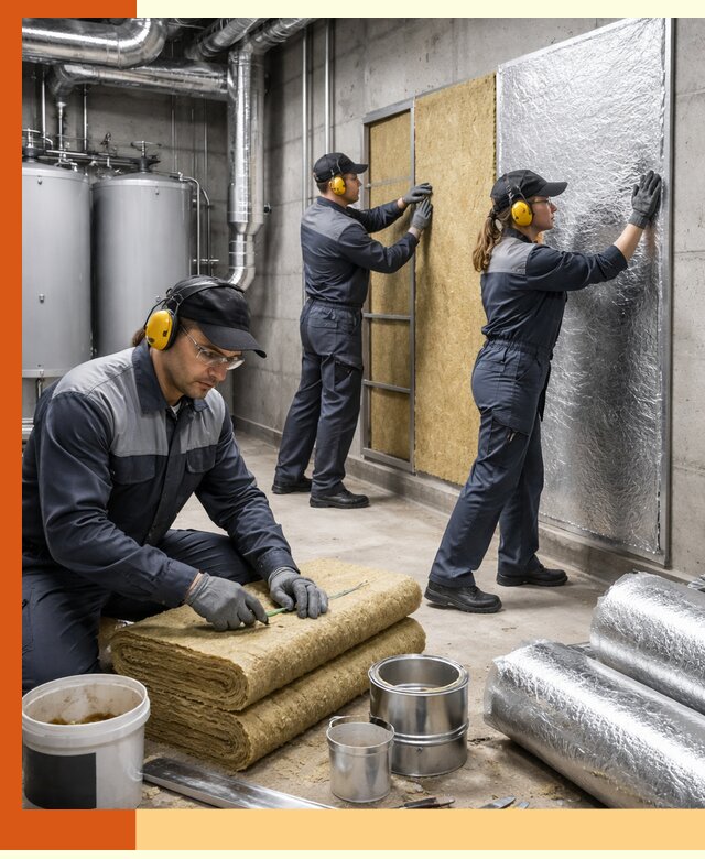 Шумоизоляция котельной в Сарове: профессиональный монтаж и материалы