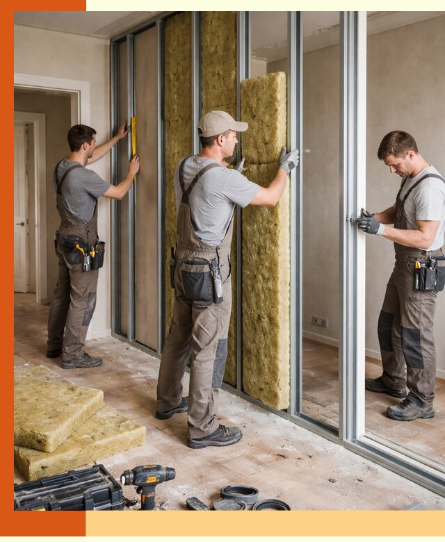 Шумоизоляция межкомнатных перегородок в Сарове эффективно и надёжно